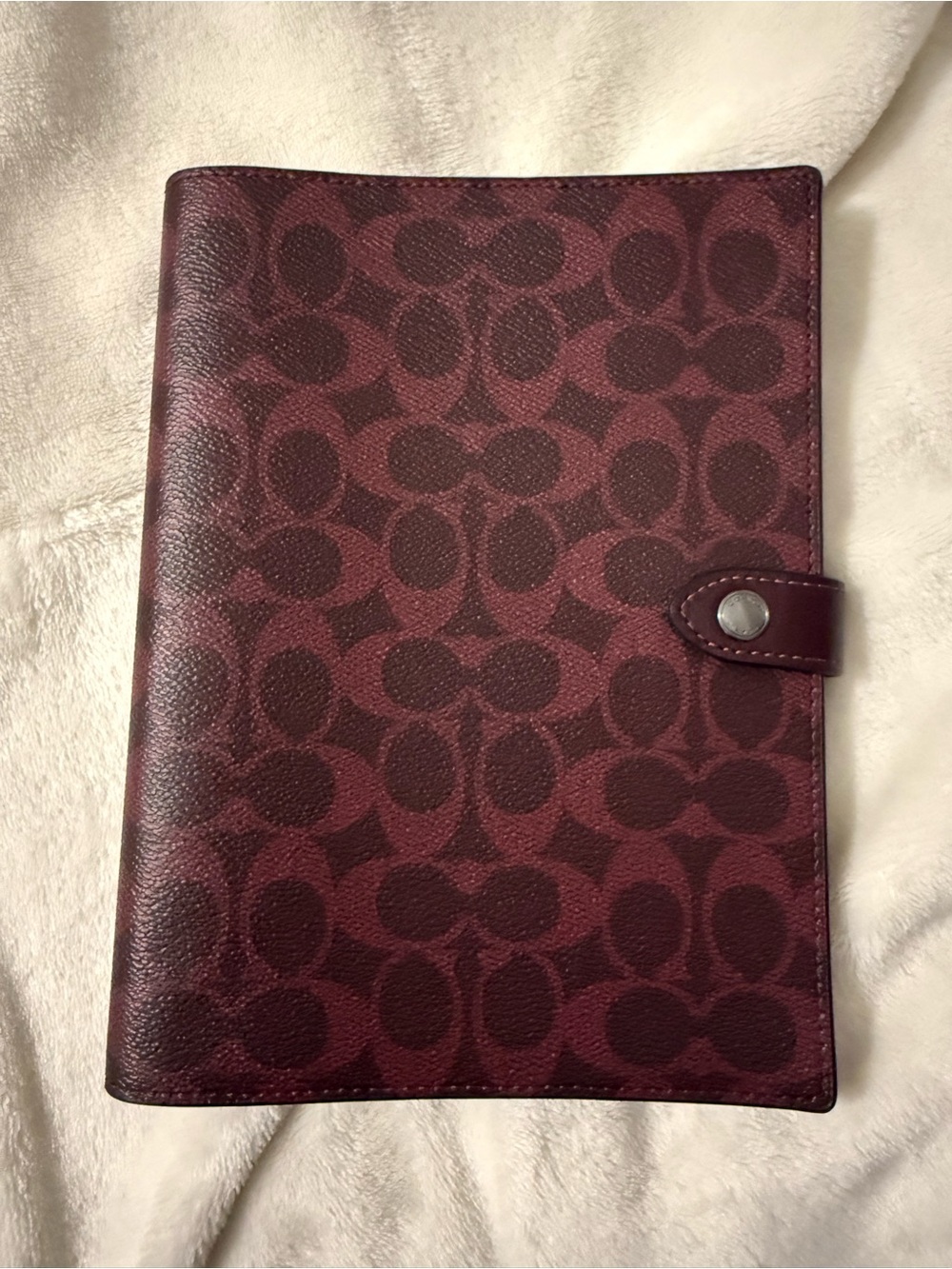 ♥️COACH Black Currant Notebook & Pencil Case Set🖤 - Picture 4 of 12